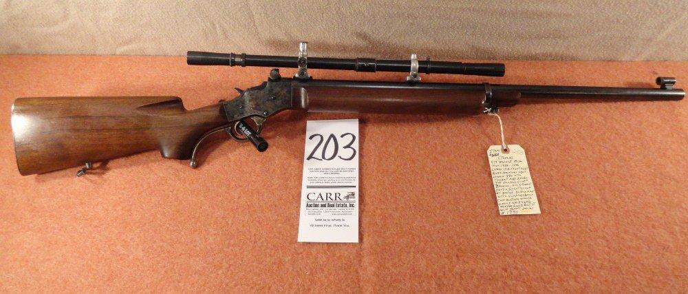 Stevens 417 Walnut Hill, SN:1770, 22LR, 1932-46, Lyman 17A Front Sight, Rear Receiver Sight Is Lyman