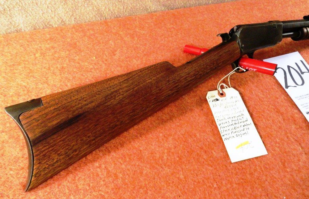 Winchester 1890, 22LR, SN:629714, 1919, Been Relined, Forearm Refinished, Stock is Black Walnut Well