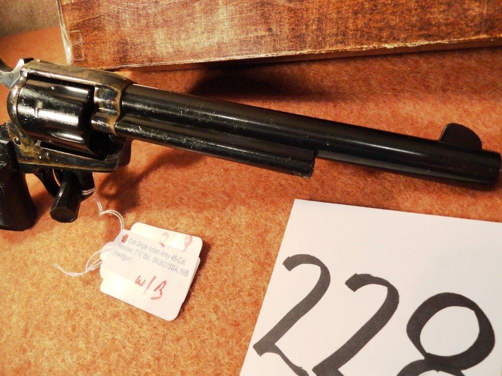 Colt Single Action Army 45-Cal. Revolver, 7 ½” Bbl., SN:96215SA, NIB (Handgun)