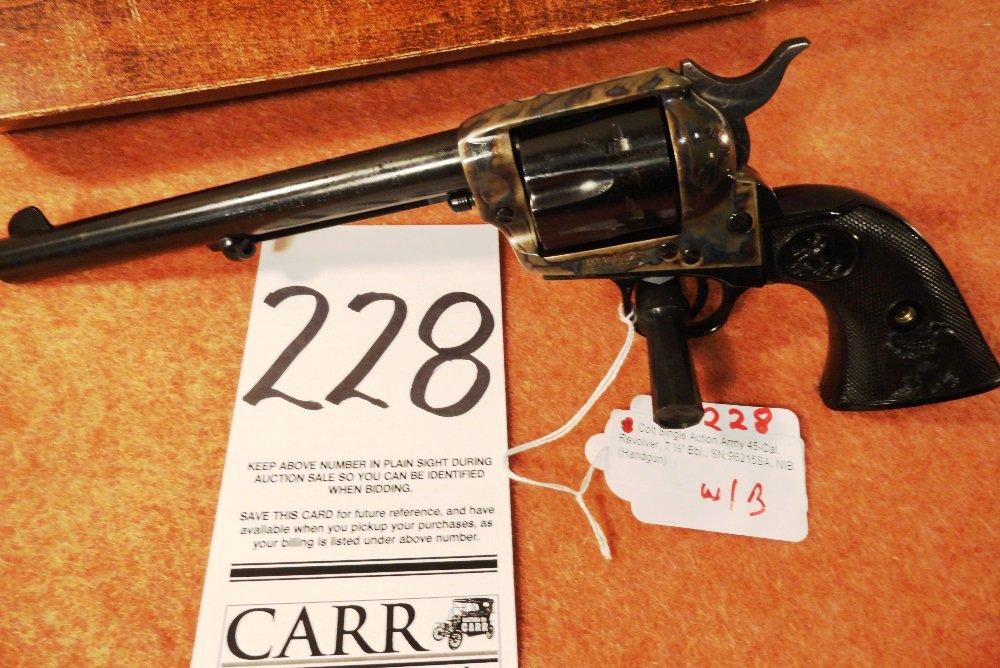 Colt Single Action Army 45-Cal. Revolver, 7 ½” Bbl., SN:96215SA, NIB (Handgun)