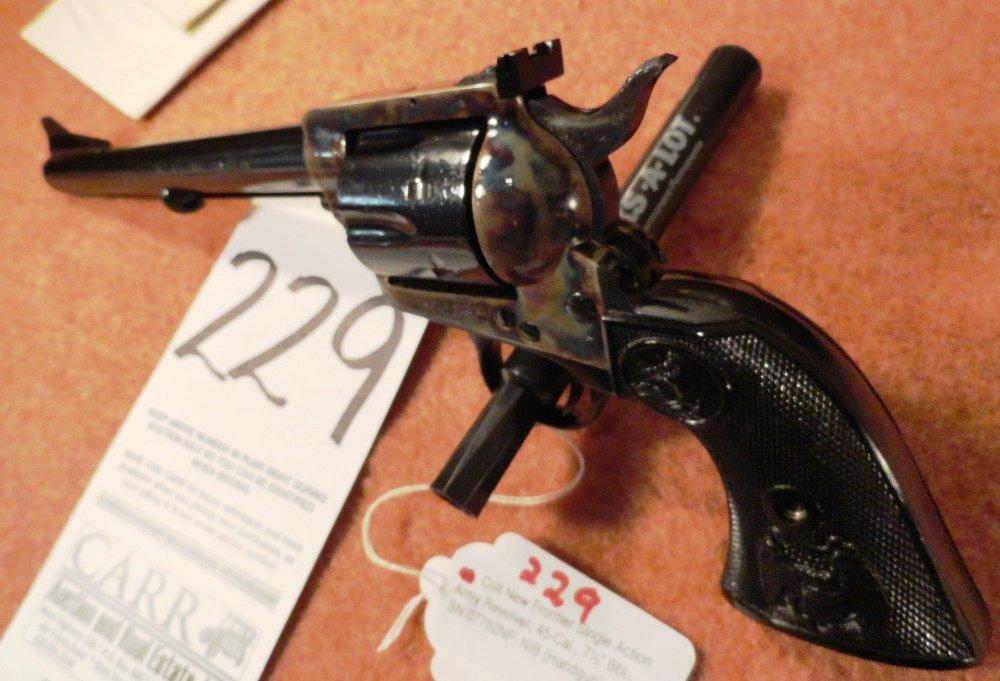 Colt New Frontier Single Action Army Revolver, 45-Cal., 7½” Bbl., SN:07752NF, NIB (Handgun)