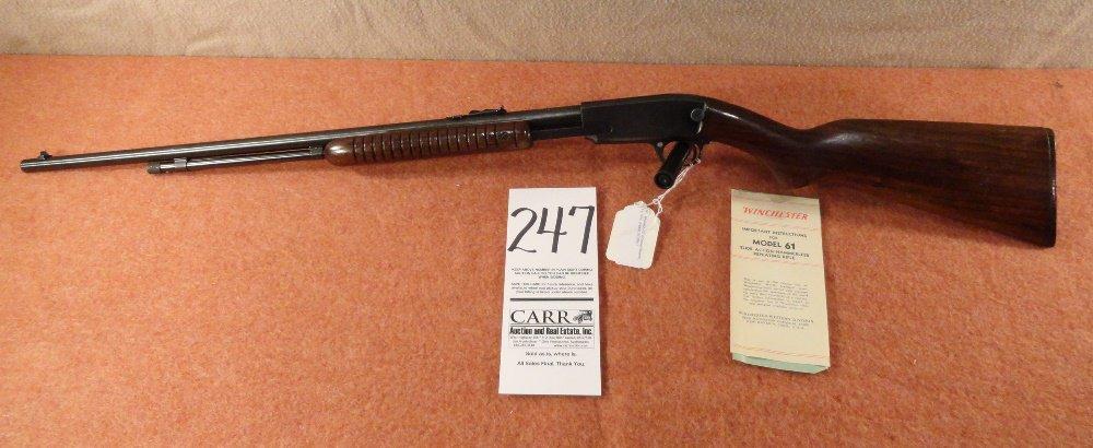 Winchester M.61, .22-Cal. w/Grooved Receiver, Exc. Cond., (Papers), SN:309117