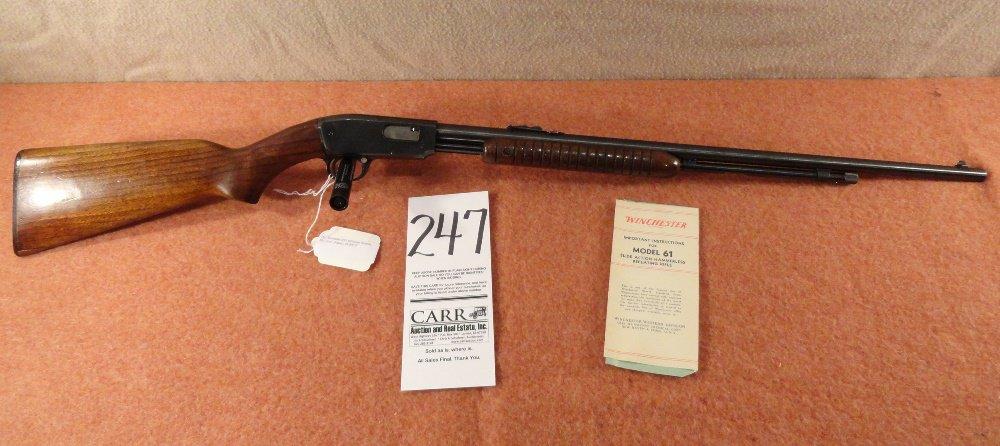 Winchester M.61, .22-Cal. w/Grooved Receiver, Exc. Cond., (Papers), SN:309117