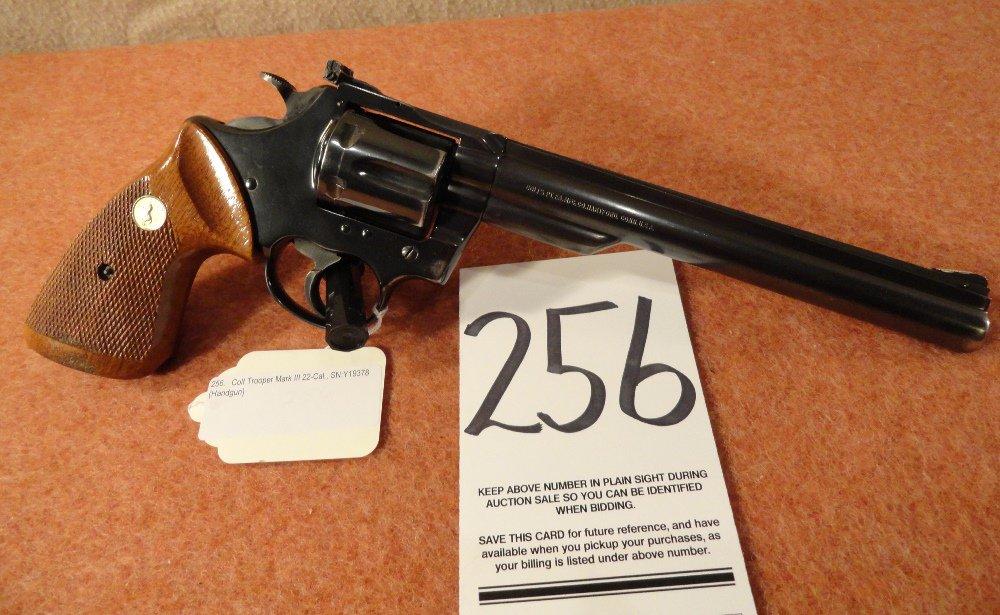 Colt Trooper Mark III 22-Cal., SN:Y19378 (Handgun)