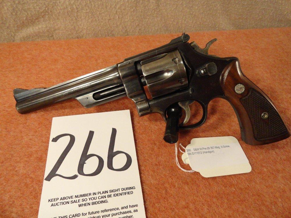 S&W M.Pre-28 357-Mag, 5-Screw, SN:27505 (Handgun)