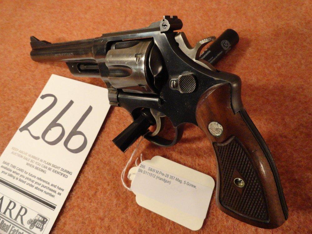 S&W M.Pre-28 357-Mag, 5-Screw, SN:27505 (Handgun)