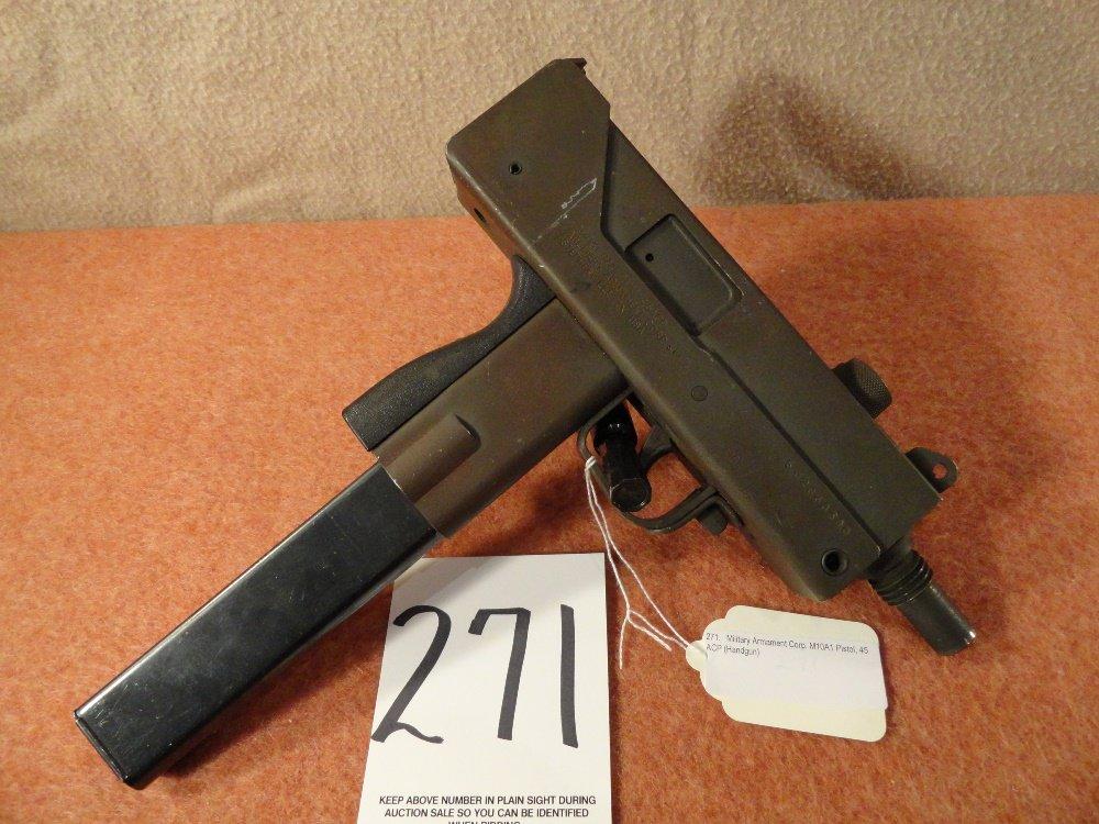 Military Armament Corp. M10A1 Pistol, 45 ACP (Handgun)