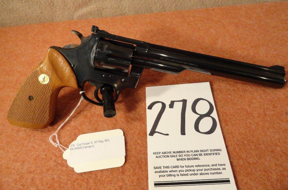 Colt Trooper III, 357 Mag, 98%, SN:30064U (Handgun)