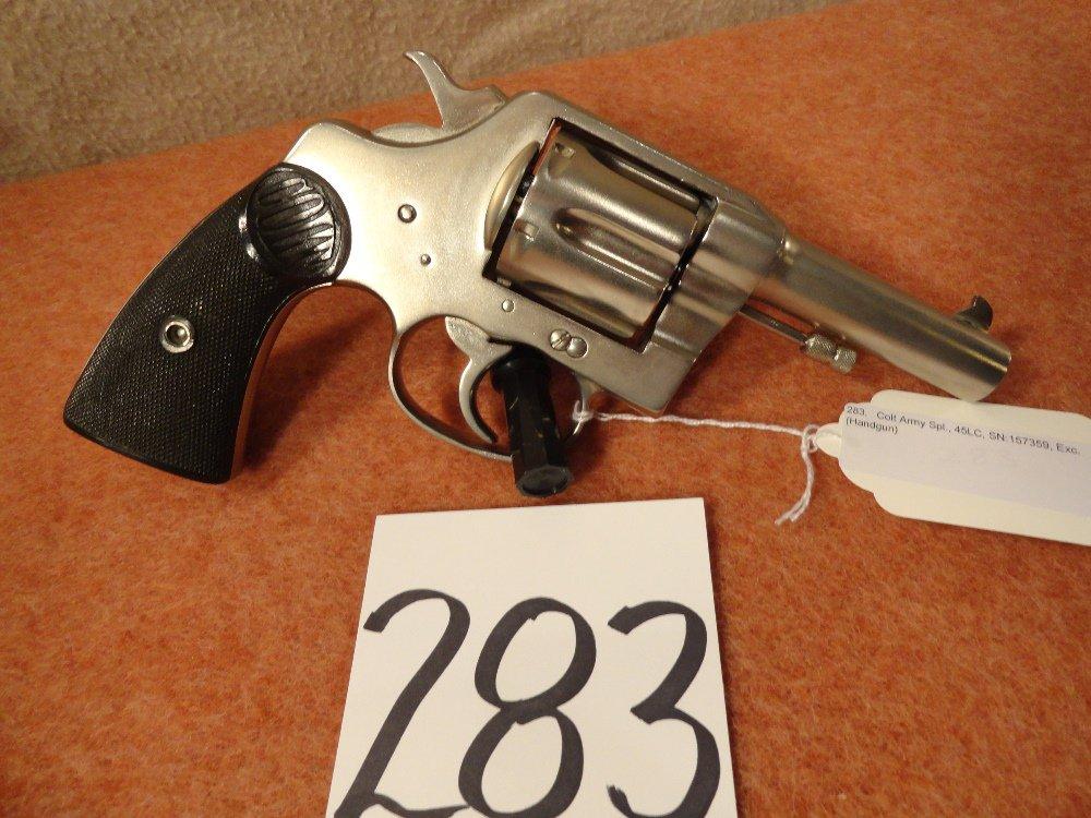 Colt Army Spl., 45LC, SN:157359, Exc. (Handgun)