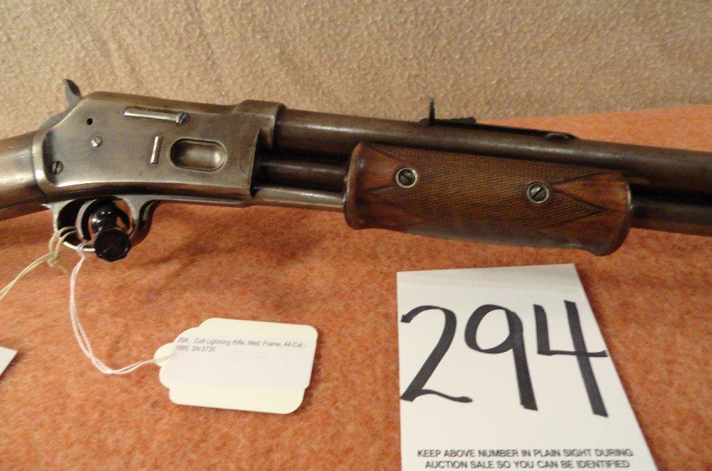 Colt Lightning Rifle, Med. Frame, 44-Cal., 1885, SN:5735