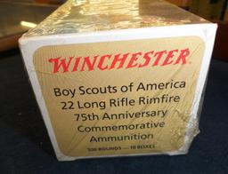 Winchester FULL BRICK Boy Scouts 75 Anniv. 22cal