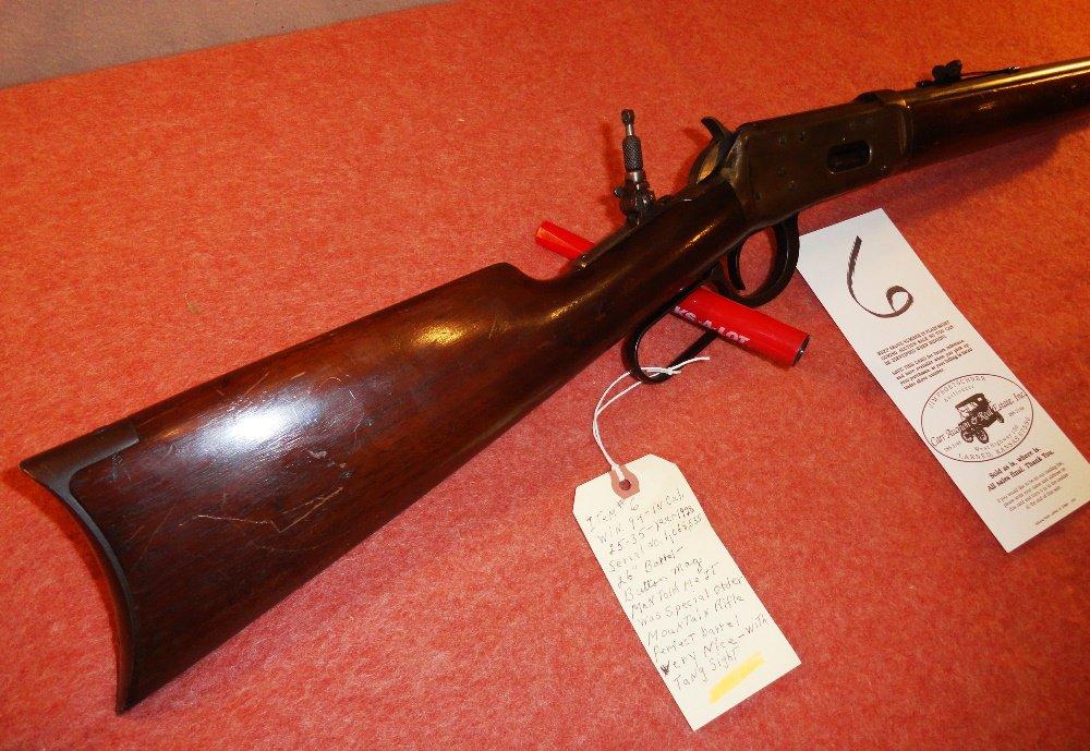 Winchester 1894, 25-35-Cal., SN:1068535, 1928, 26" Bbl., Button Magazine, Perfect Bbl., Very Nice Ri