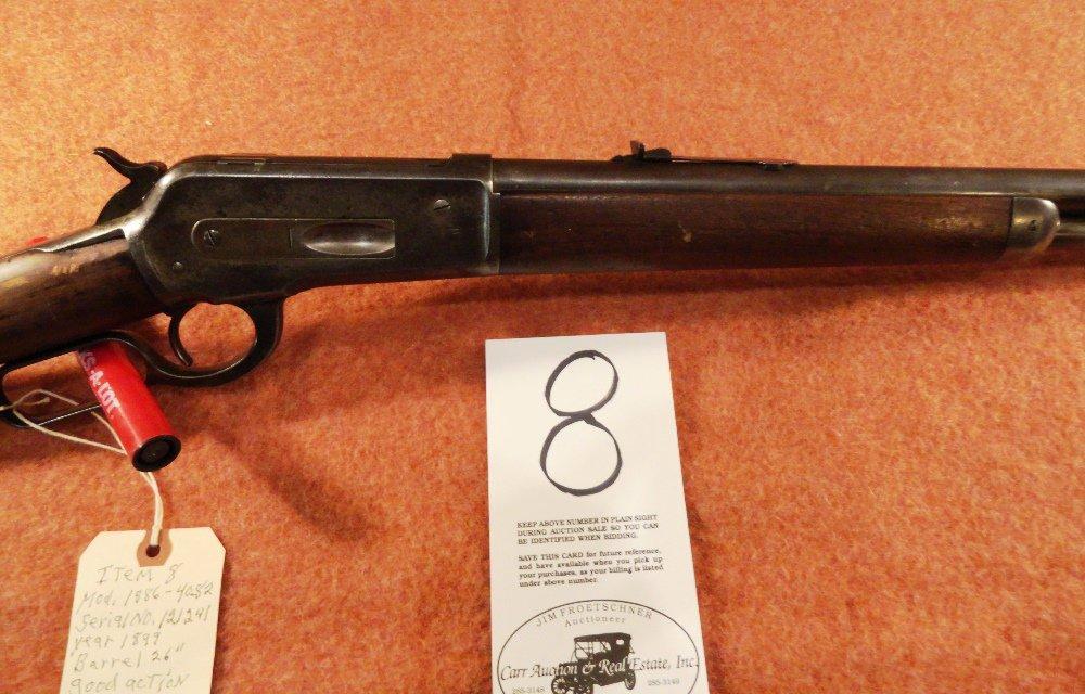 Winchester Modified 1886, 40-82-Cal., SN:121241, 1899, 26" Bbl., Good Condition, Oct. Bbl.