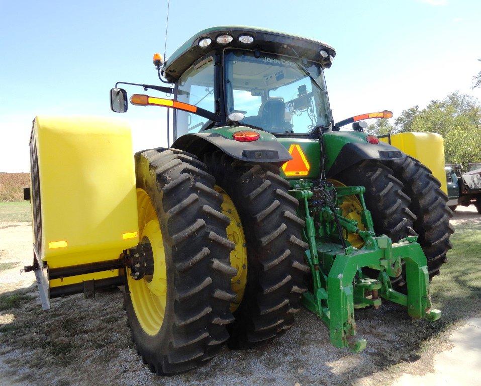 2011 JD 8360R MFWA Tractor, 1732 Hrs. IVT, ILS (Demco Tanks and GPS Sell Seperate!)