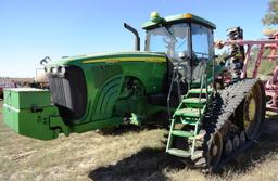 JD 8420 T, 3-Pt., PTO, 6180 Hrs., 24” Tracks, Original Display w/Starfire Receiver