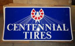 Centennial Tires, 6’ x 36” Sign