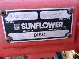 25’ Sunflower 1433 Disc, New Discs & Bearings 3-Yrs. Ago
