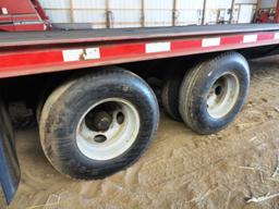 1995 Faunin Gooseneck Tandem Axle 25’ Trailer w/Beaver Tail & Folding Ramps