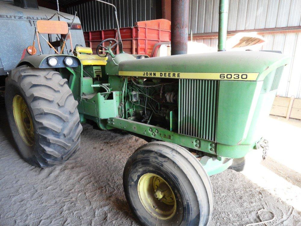 JD 6030, Standard, Non-Turbo, Cabless, 5873 Hrs., (SN:S313R 034285R)