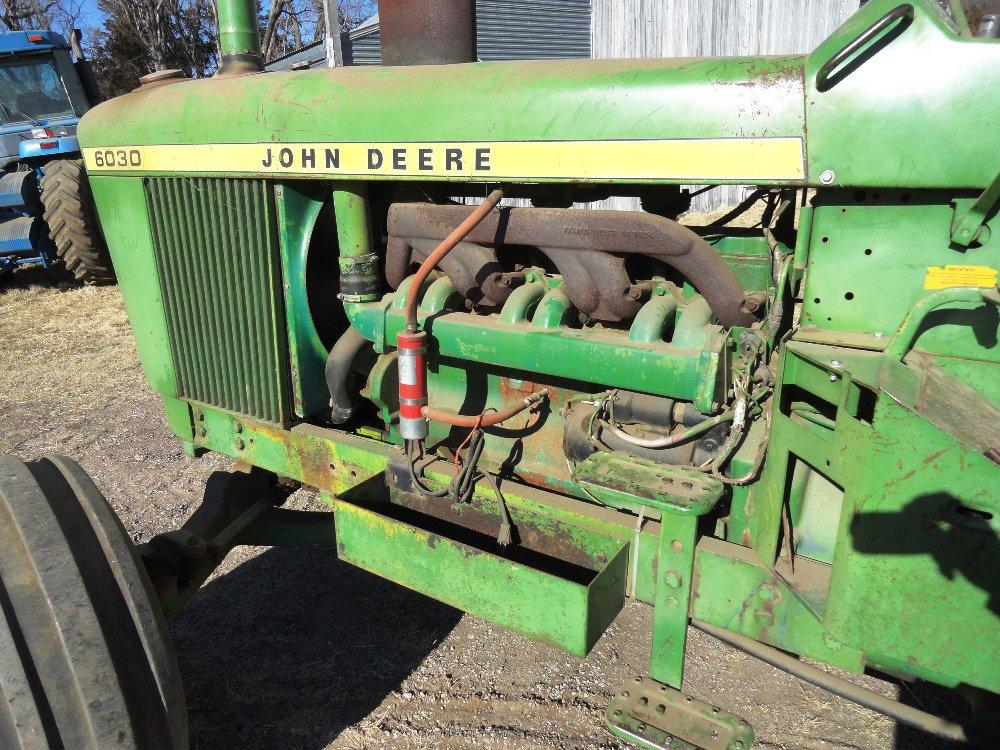 JD 6030, Standard, Non-Turbo, Cabless, 5873 Hrs., (SN:S313R 034285R)