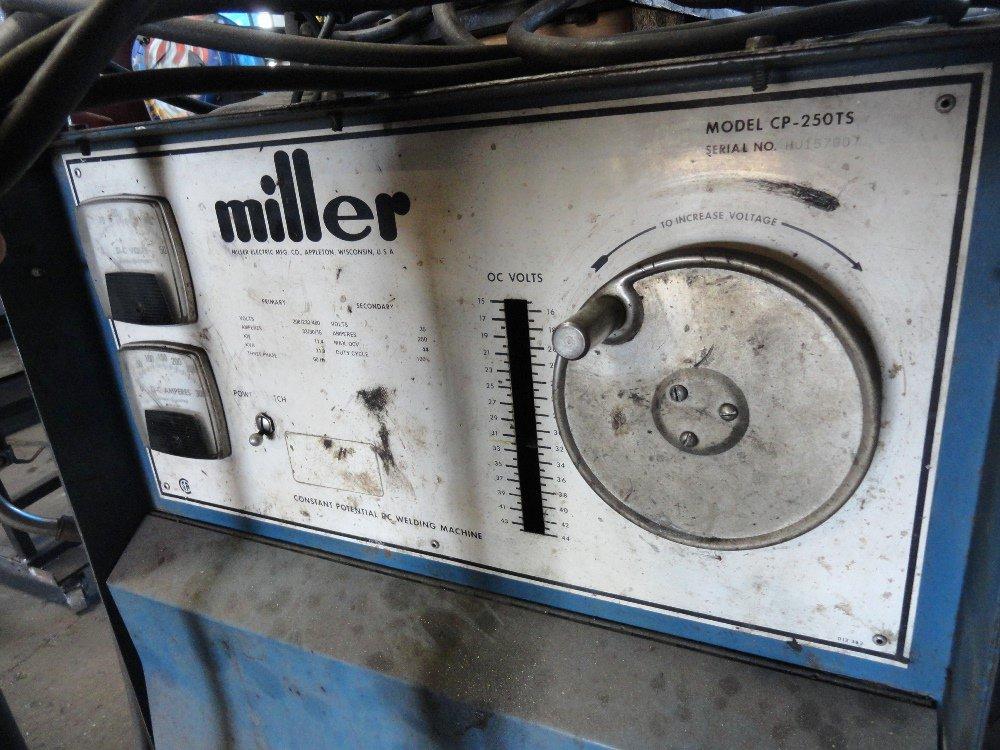 Miller CP-250TS White Faced Wire Welder w/HJ-1 Feeder w/Leads (3 Phase)