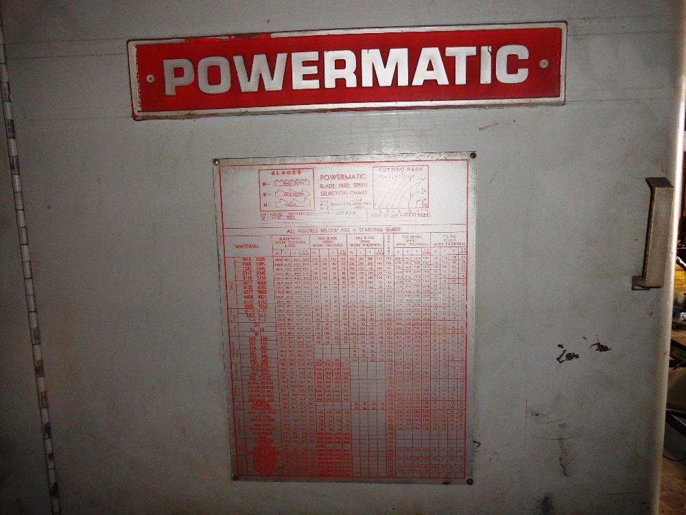 Powermatic Vertical Band Saw Model 87 (3 Phase w/Extra Blades