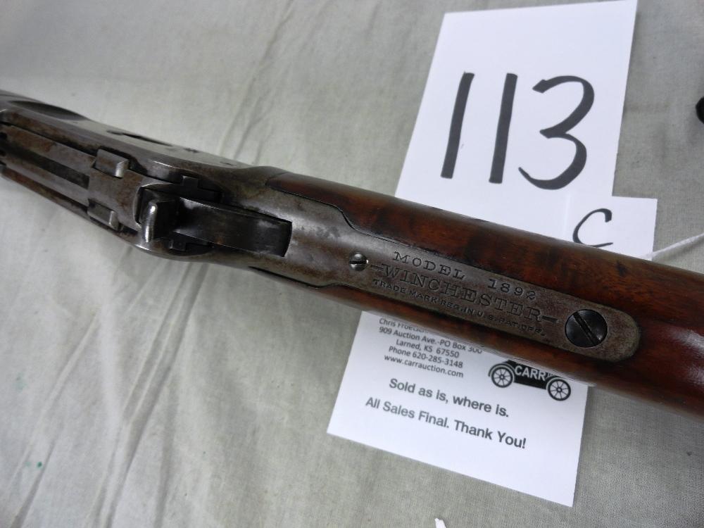 1892 Winchester 25-20 Takedown Rifle, 24” Oct. Bbl., SN:773496