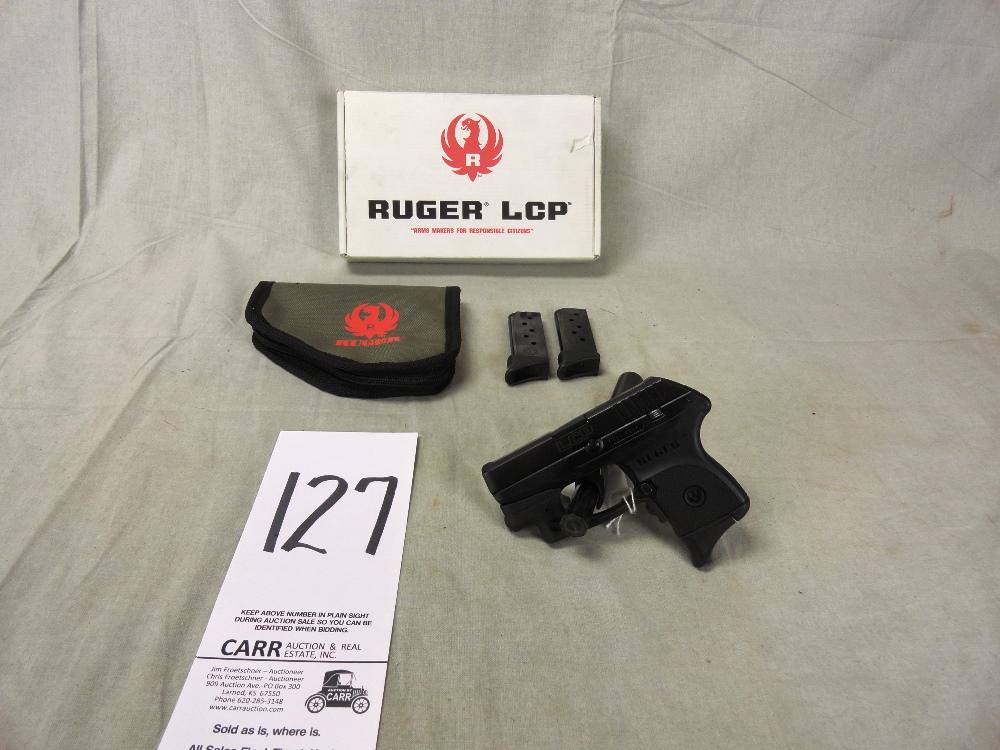 Ruger LCP 380 “Crimson Trace Laser” (3 Clips), As New with Box, SN:371-4097