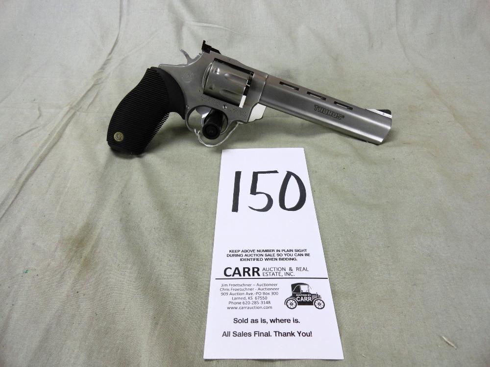 Taurus 17HMR, 7-Shot, M.17, 6½” St. Steel Tracker Model, SN:WD116441 (Handg