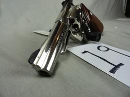 Colt Trooper MK3, 357 Mag, Nickel, 4” Bbl., Wood Grips, SN:J49527 (Handgun)