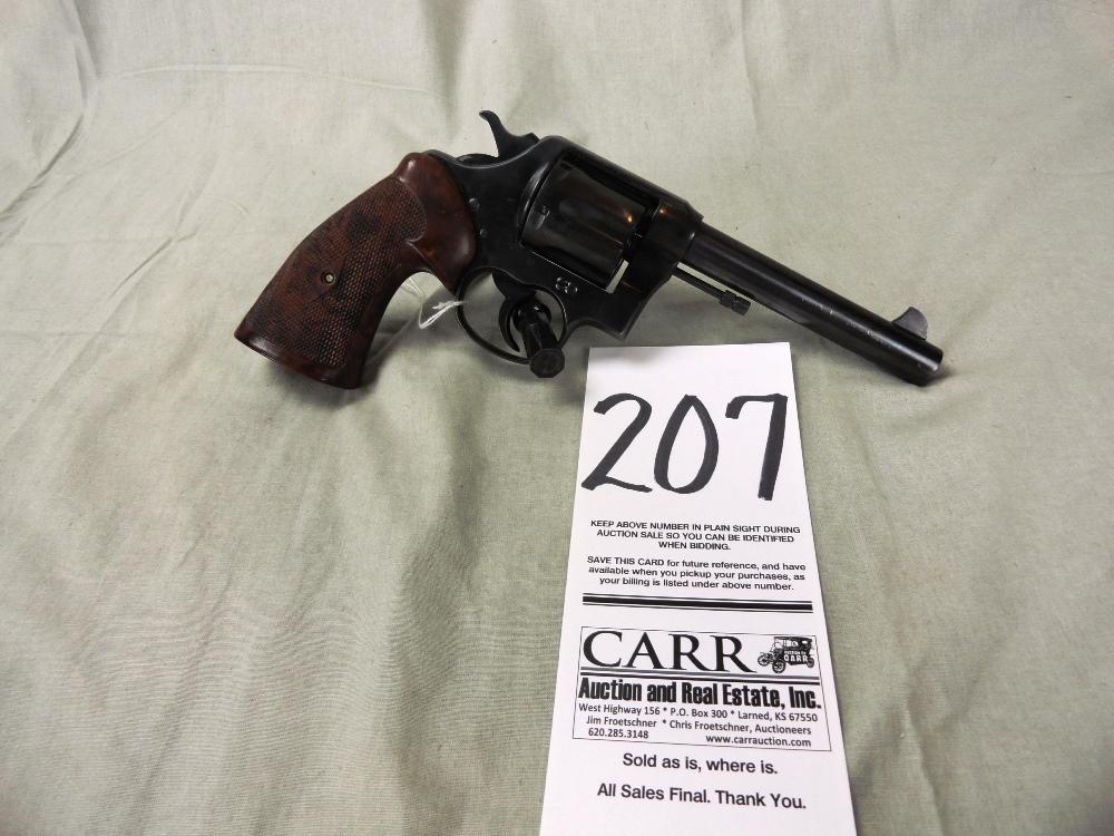 Colt .45 New Service Revolver, SN:90763 (Handgun)