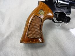 Dan Wesson 357, Blue, 10” Bbl., Wood Grips, Monson, MA, Vented Heavy Bbl.,