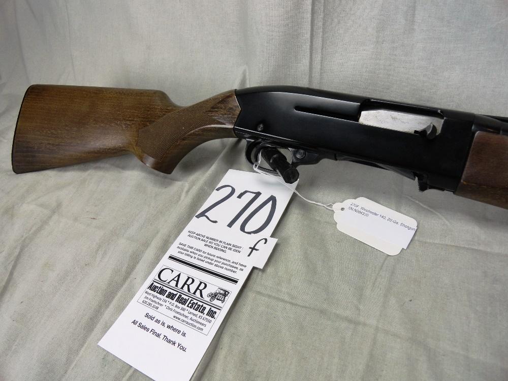 Winchester 140, 20-Ga. Shotgun, SN:N994330