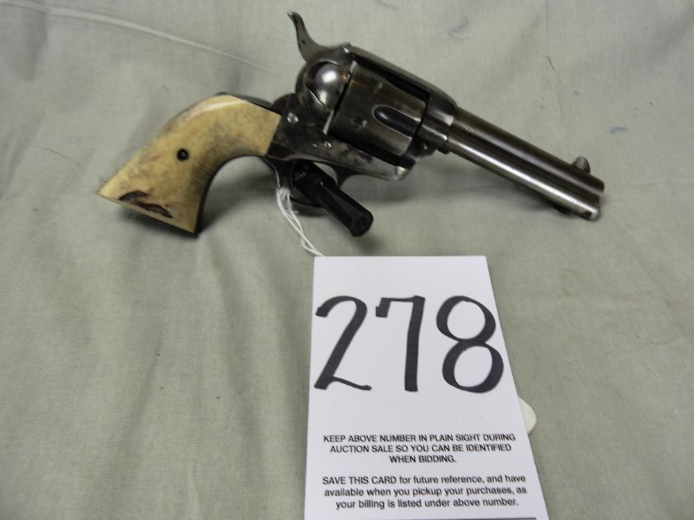 Colt 32WCF Revolver w/Leather Holster, SN:326275 (Handgun)