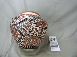 Acoma Pot, Large, 13” T x 15” W, C. Garcia (IA)