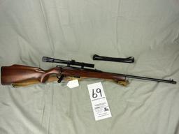 Remington 591, 5mm w/3-6x Weaver Scope, SN:1076275