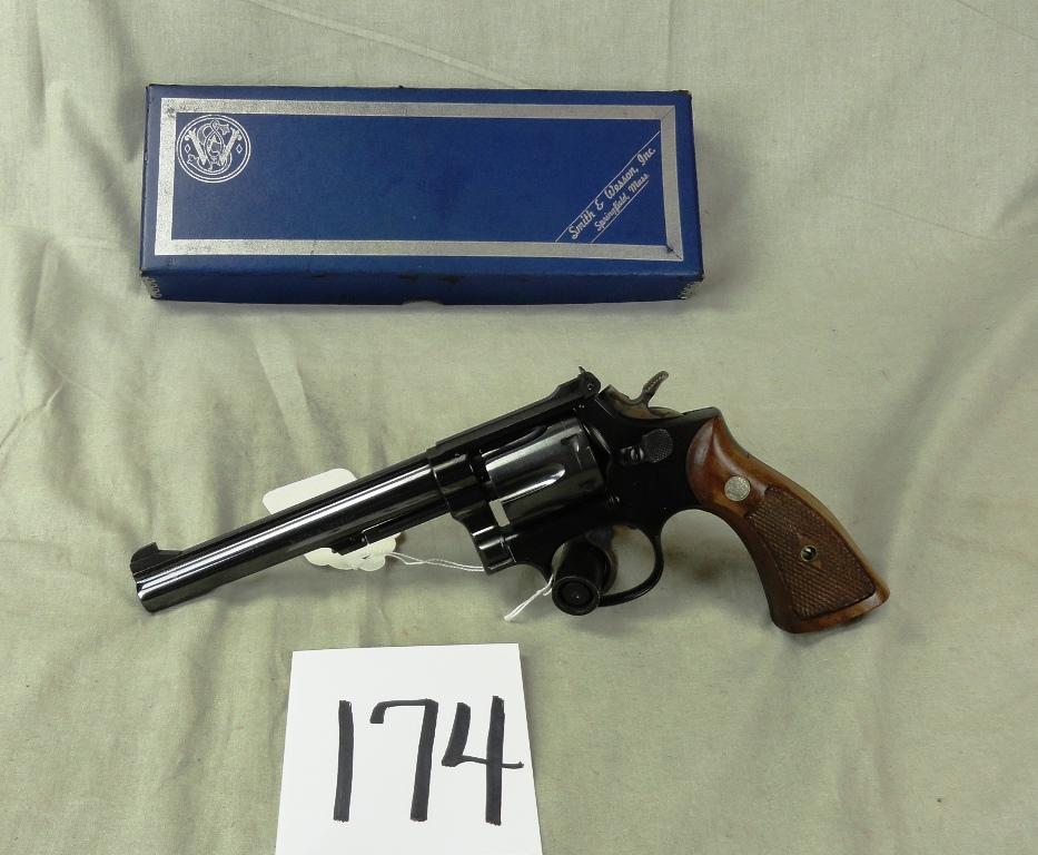 S&W K22 Masterpiece, 6” Bbl. w/Box SN:K307805 (Handgun)