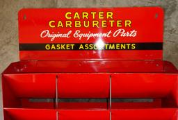 Carter Carbureter Gasket Display, 41 1/2" x 18"