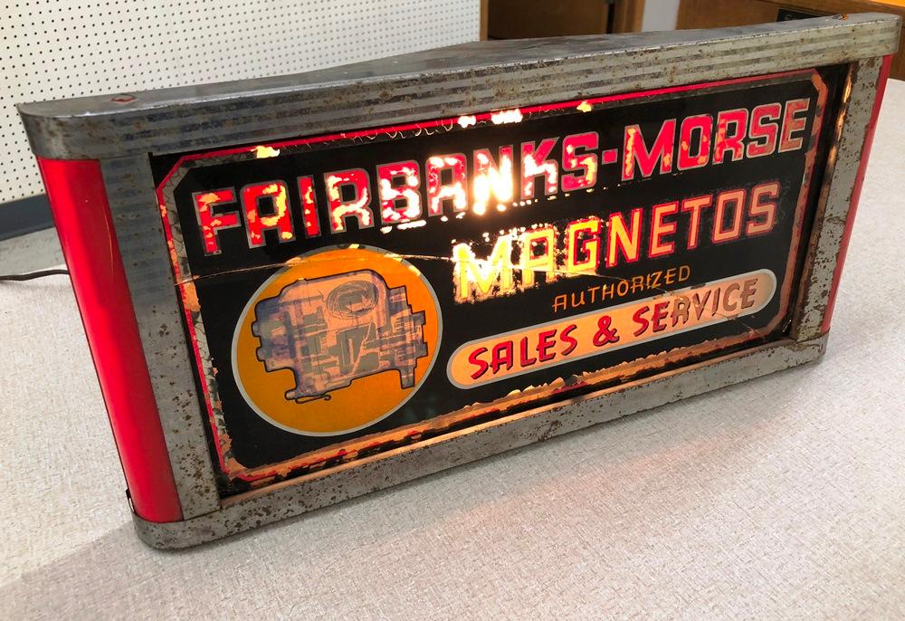 Fairbanks-Morse Lighted Sign