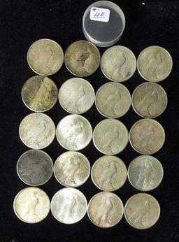 (20) 1922 Peace Dollars