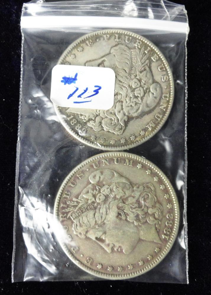 1882 – 1889 Morgan Dollars