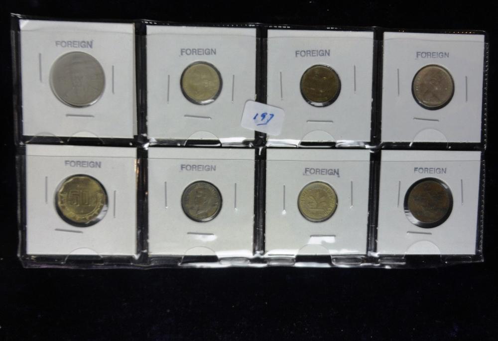 (8) Foreign Coins