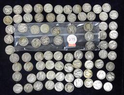 (83) Mercury Head Dimes