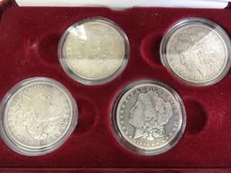 4-Coin Set (Morgan Silver Dollars)