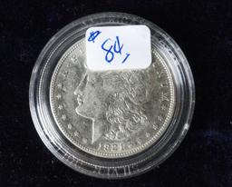 1921 D Morgan Dollar BU