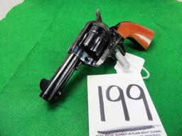 Cimarron Frontier, 45 Colt, 3” Bbl., Black/Brown Revolver, SN:E48108 w/Box