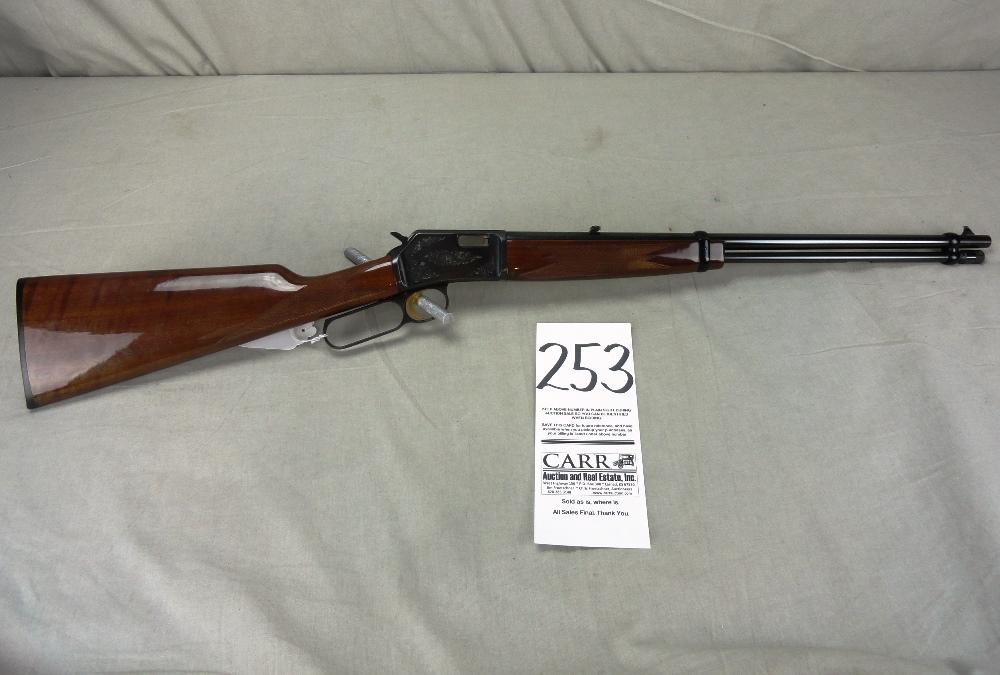Browning BL-22 Lever Action, Engraved with Gold Trigger, Made in Japan, SN: