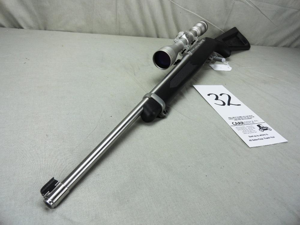 Ruger Stainless Steel 10/22 22LR w/Tasco 3x9x40 Scope, SN:24632857