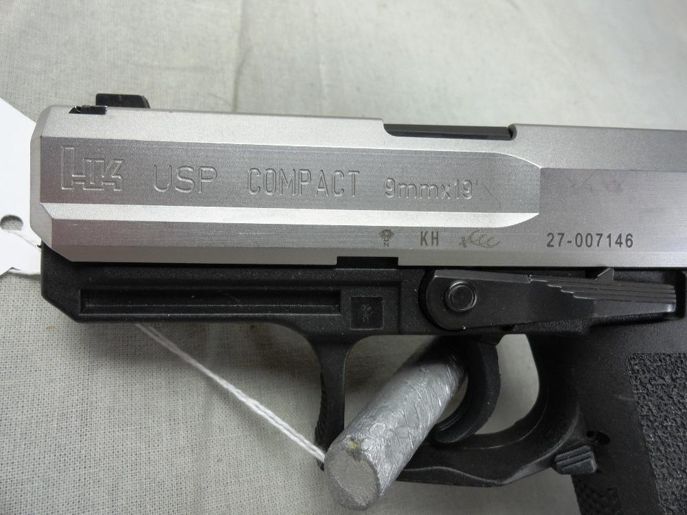 H&K USP Compact 9mm w/Box, SN:2707146 (Handgun)
