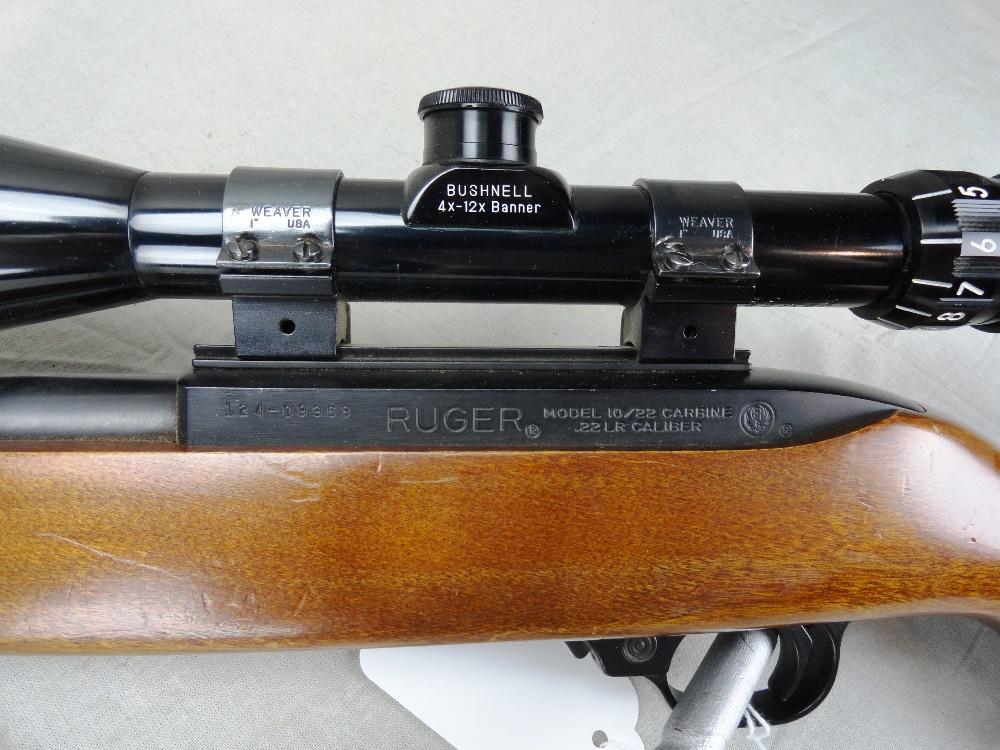 Ruger M.1022, 22-Cal. w/Bushnell 4x12 Scope and Box, SN:12409968